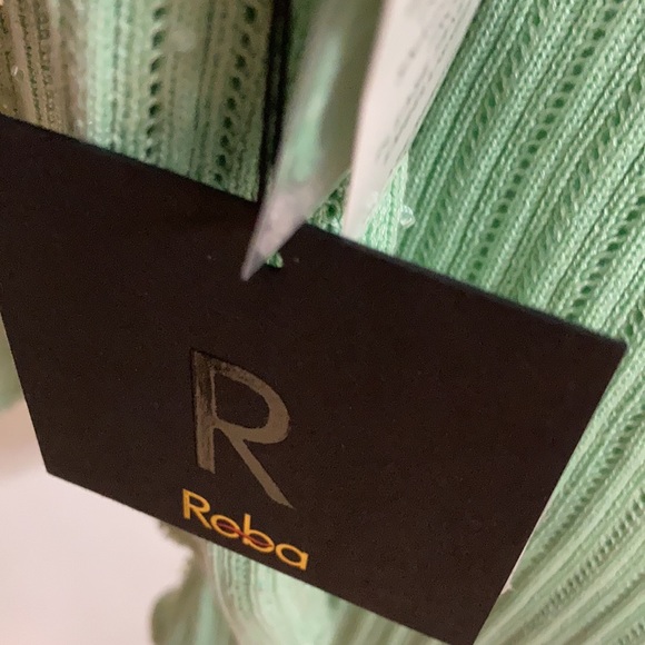 NWT Reba Shade of Green Lightweight Sweater Size Large - Picture 10 of 10